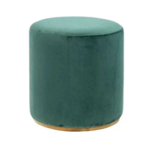 Hire Emerald Green Velvet Ottoman Stool, in Wetherill Park, NSW