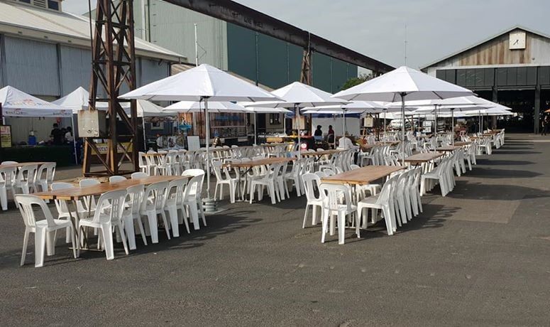 Hire White Bistro Chairs, hire Chairs, near Keilor East